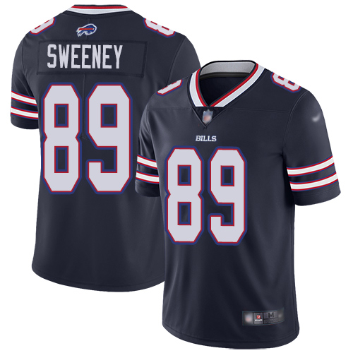 Men Buffalo Bills #89 Tommy Sweeney Limited Navy Blue Inverted Legend NFL Jersey